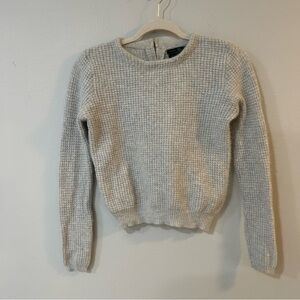 Zara Soft Knit Cropped Sweater
